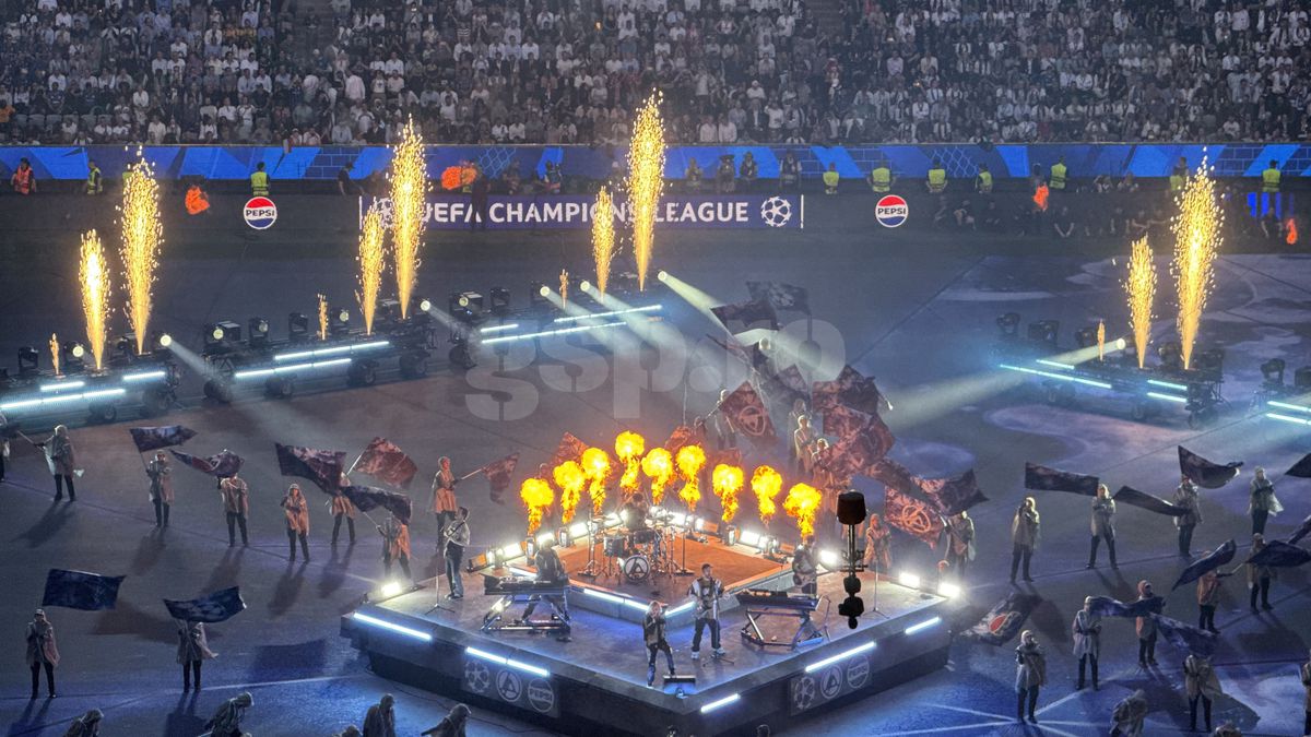 Show grandios cu flăcări și lumini speciale! Linkin Park și David Garrett au concertat în deschiderea finalei Ligii Campionilor
