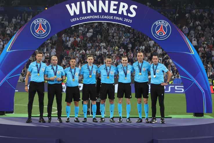 Istvan Kovacs și brigada lui, premiați la finala Ligii Campionilor / FOTO: Ionuț Iordache (GSP.ro)