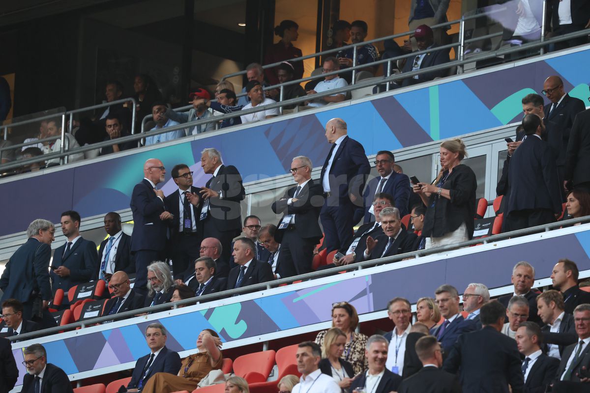 Răzvan Burleanu la finala Champions League