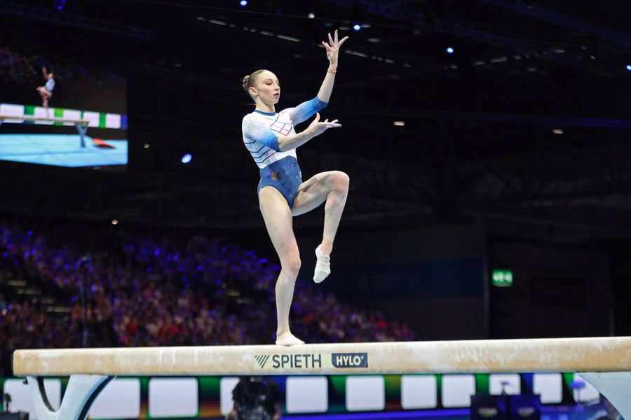 Ana Maria Bărbosu, aur la sol în cadrul Campionatelor Europene de la Leipzig