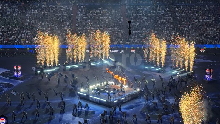 Linkin Park și David Garrett au concertat în deschiderea finalei Ligii Campionilor. Foto: Andrei Crăițoiu (GSP.RO)