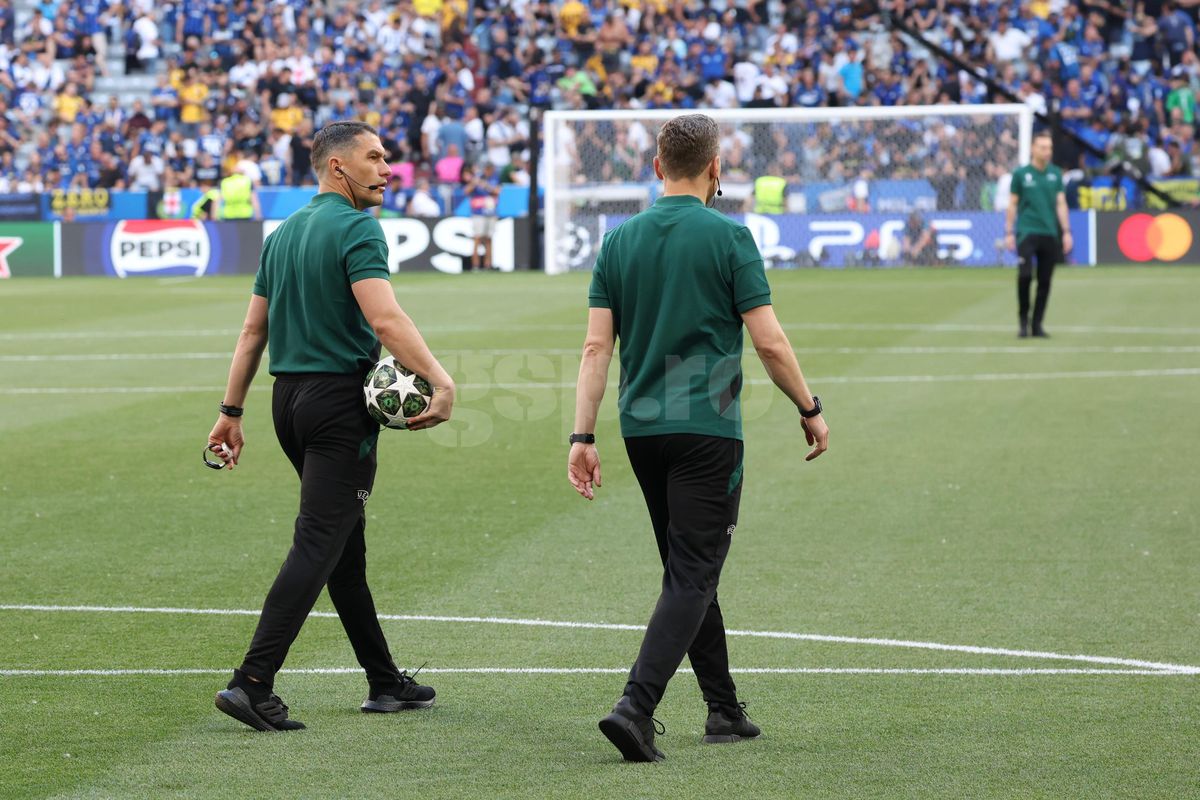 Istvan Kovacs, IMPECABIL în PSG - Inter » Cea mai discutată decizie a venit chiar în minutul 90! GSP a analizat toate fazele, fiecare cartonaș