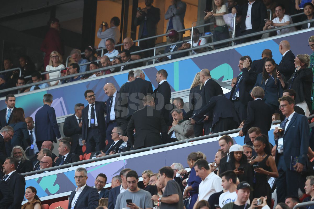 Răzvan Burleanu l-a evitat pe Ceferin la finala Ligii Campionilor » Cu cine s-a întreținut în tribunele de pe Allianz Arena