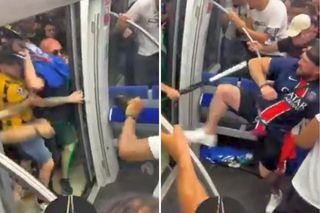 Bătaie la metrou înainte de finala Ligii Campionilor dintre PSG și Inter