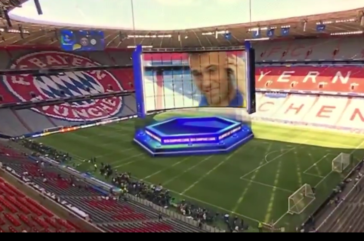 Superstarul a început să plângă pe stadion înainte de PSG - Inter » Imaginile surprinse pe Allianz Arena: „Nu îmi găsesc cuvintele”