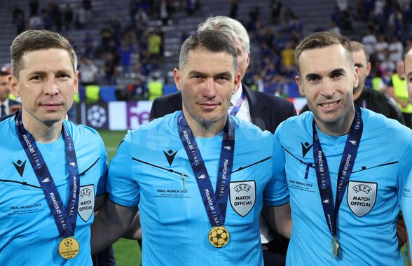 Istvan Kovacs, IMPECABIL în PSG - Inter » Cea mai discutată decizie a venit chiar în minutul 90! GSP a analizat toate fazele, fiecare cartonaș