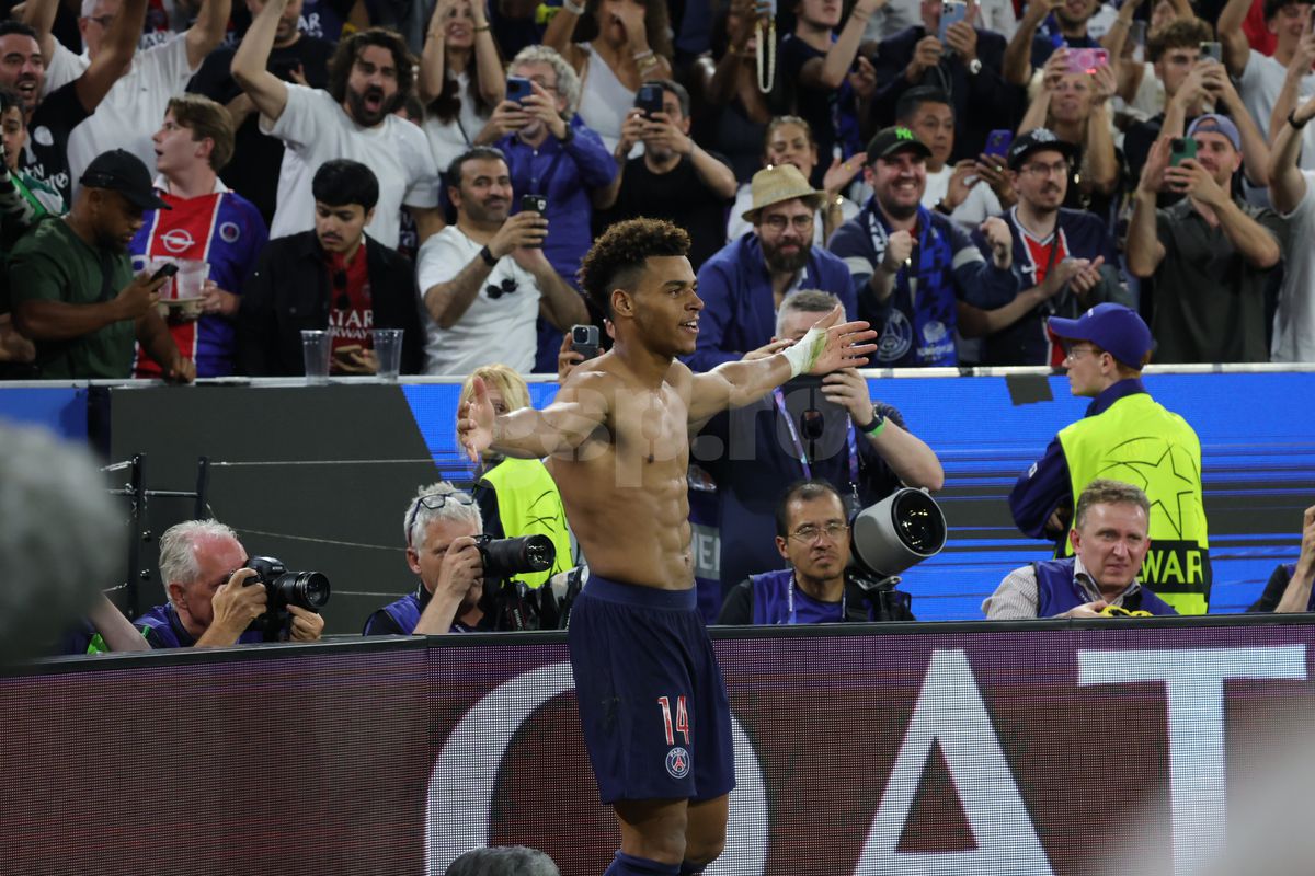 Désiré Doué a scris istorie în finala Ligii Campionilor dintre PSG și Inter