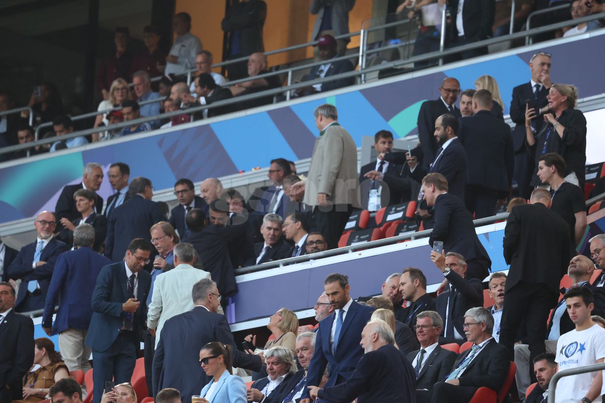 Răzvan Burleanu l-a evitat pe Ceferin la finala Ligii Campionilor » Cu cine s-a întreținut în tribunele de pe Allianz Arena