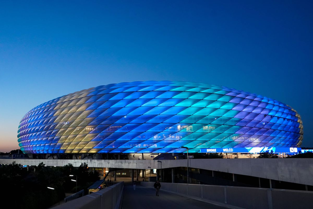 Imagini de la Munchen înainte de PSG - Inter