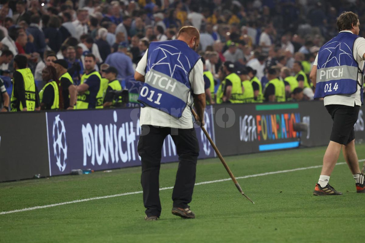 Imagini inedite la pauza finalei PSG - Inter