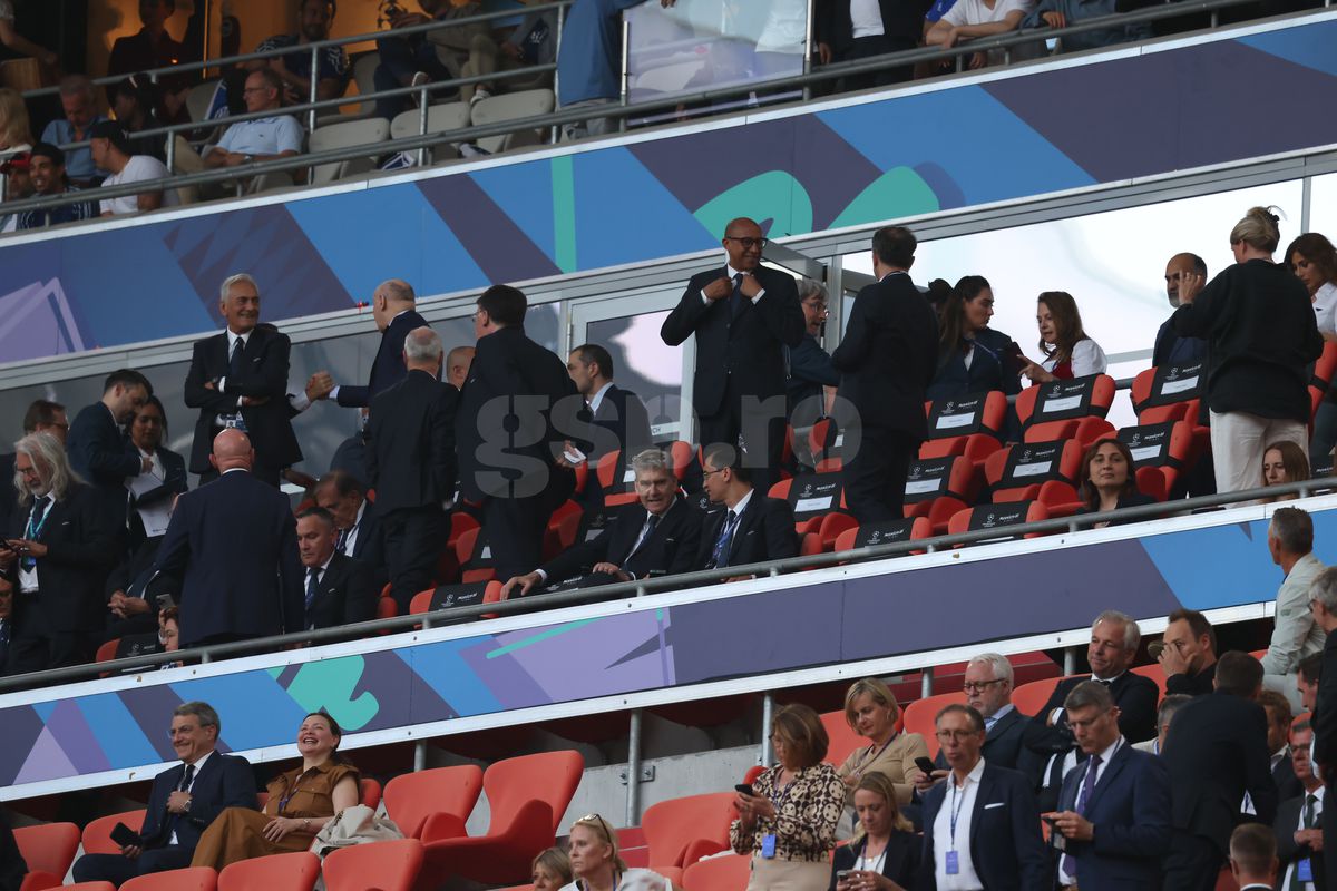 Răzvan Burleanu la finala Champions League