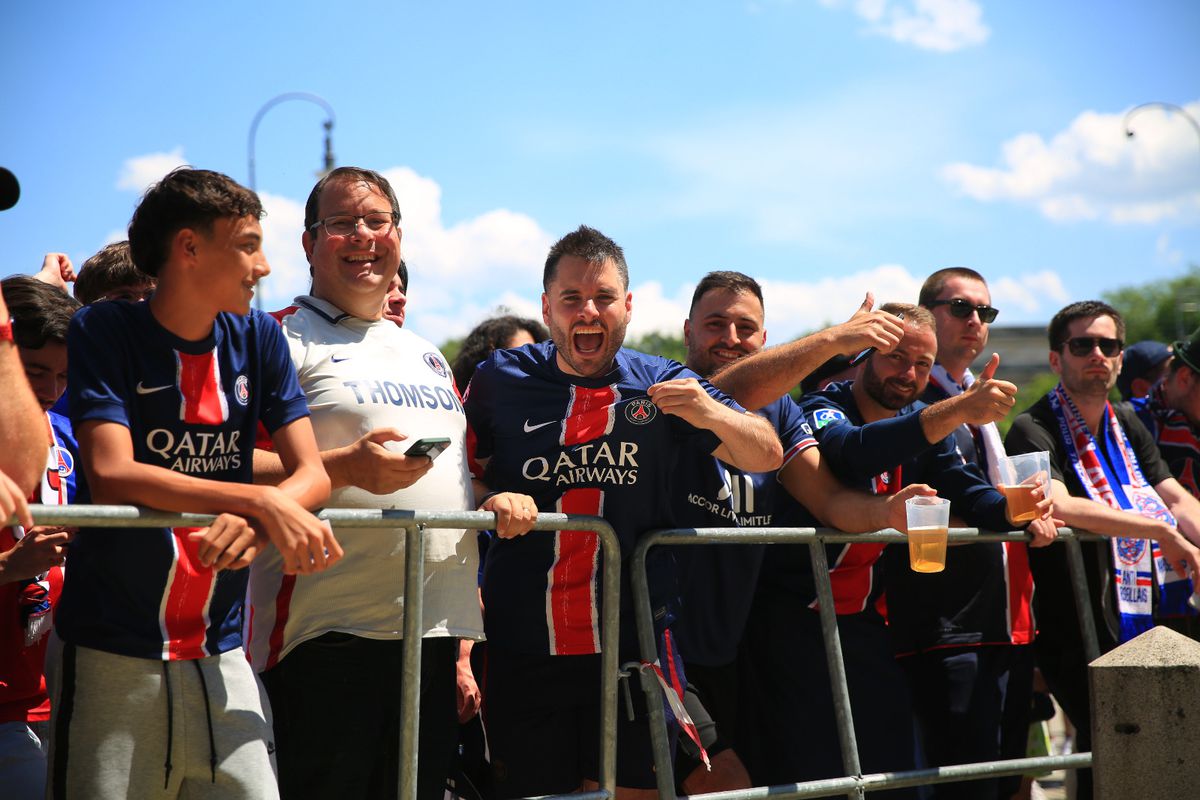 Atmosfera finala liga campionilor Marienplatz