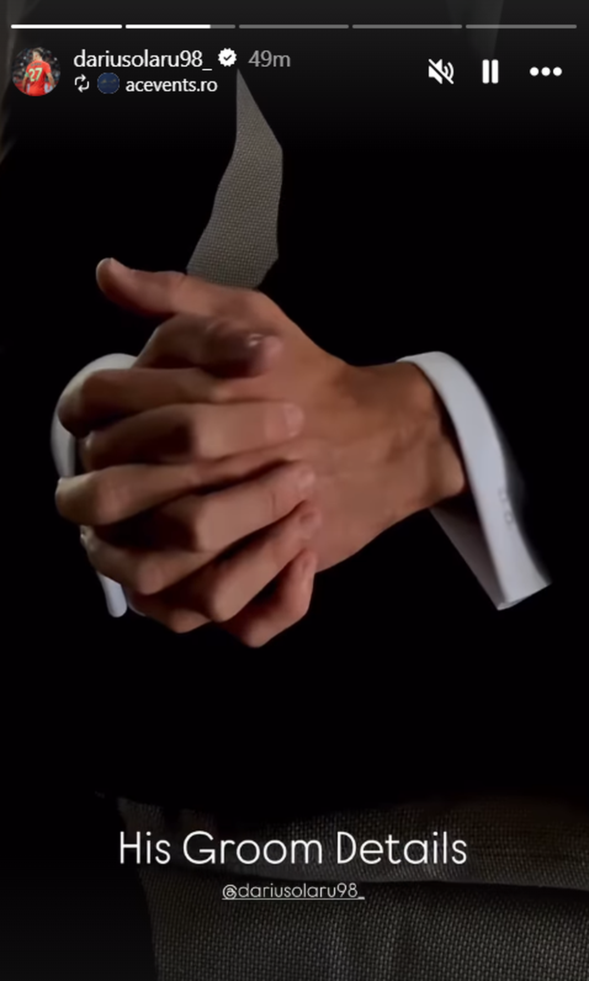 Imagini de la nunta lui Darius Olaru