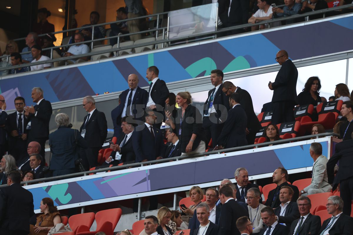 Răzvan Burleanu l-a evitat pe Ceferin la finala Ligii Campionilor » Cu cine s-a întreținut în tribunele de pe Allianz Arena