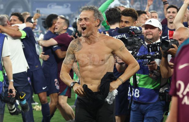 În timp ce Luis Enrique striga că a scris istorie, Dembele făcea un apel important: „Să nu distrugem orașul!”