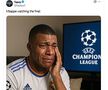 Cele mai tari meme-uri după PSG - Inter, finala Ligii Campionilor: el a fost ținta numărul 1!