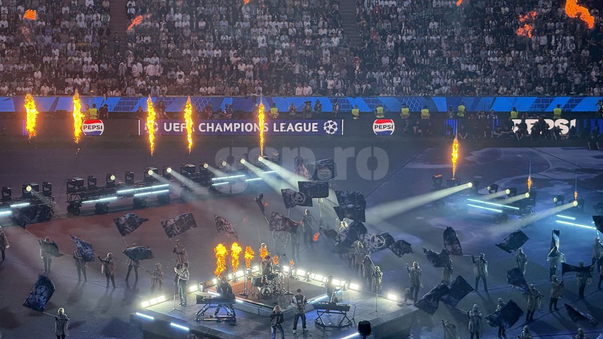 Show grandios cu flăcări și lumini speciale! Linkin Park și David Garrett au concertat în deschiderea finalei Ligii Campionilor
