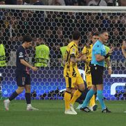 Barella și Istvan Kovacs, schimb de replici în finala UCL / FOTO: Ionuț Iordache (GSP.ro)