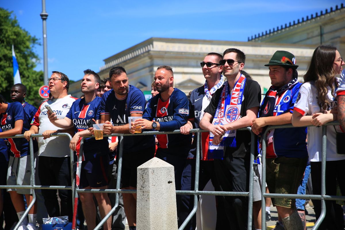 Atmosfera finala liga campionilor Marienplatz