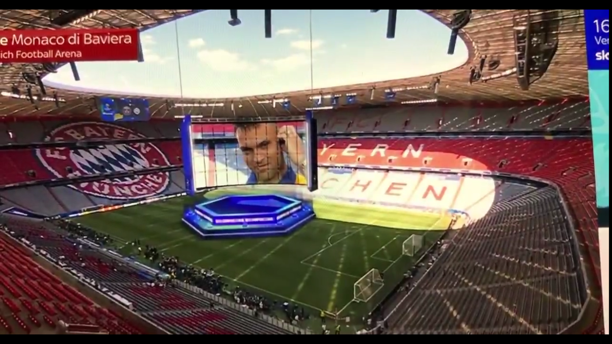 Superstarul a început să plângă pe stadion înainte de PSG - Inter » Imaginile surprinse pe Allianz Arena: „Nu îmi găsesc cuvintele”