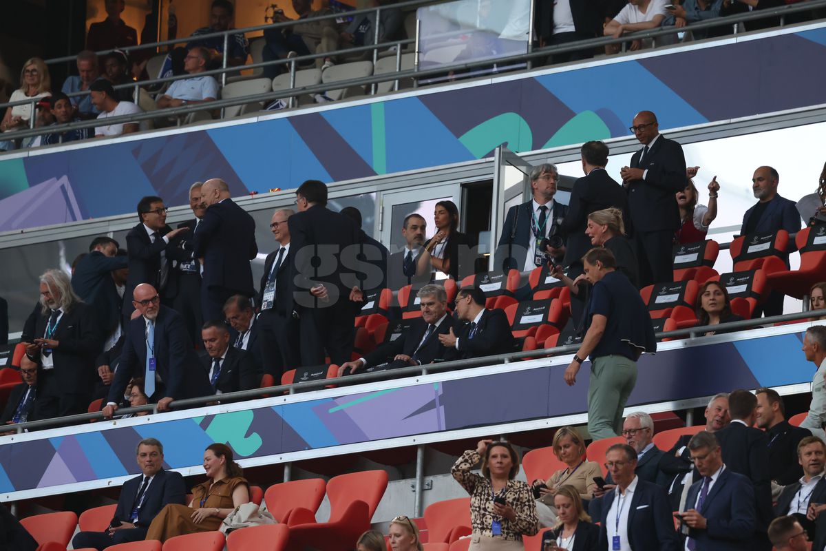 Răzvan Burleanu la finala Champions League