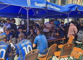 PSG - Inter Milano, finala Champions League » Imagine scandaloasă! În ce a venit costumat un fan în mijlocul Munchenului?