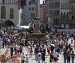Atmosfera finala liga campionilor Marienplatz