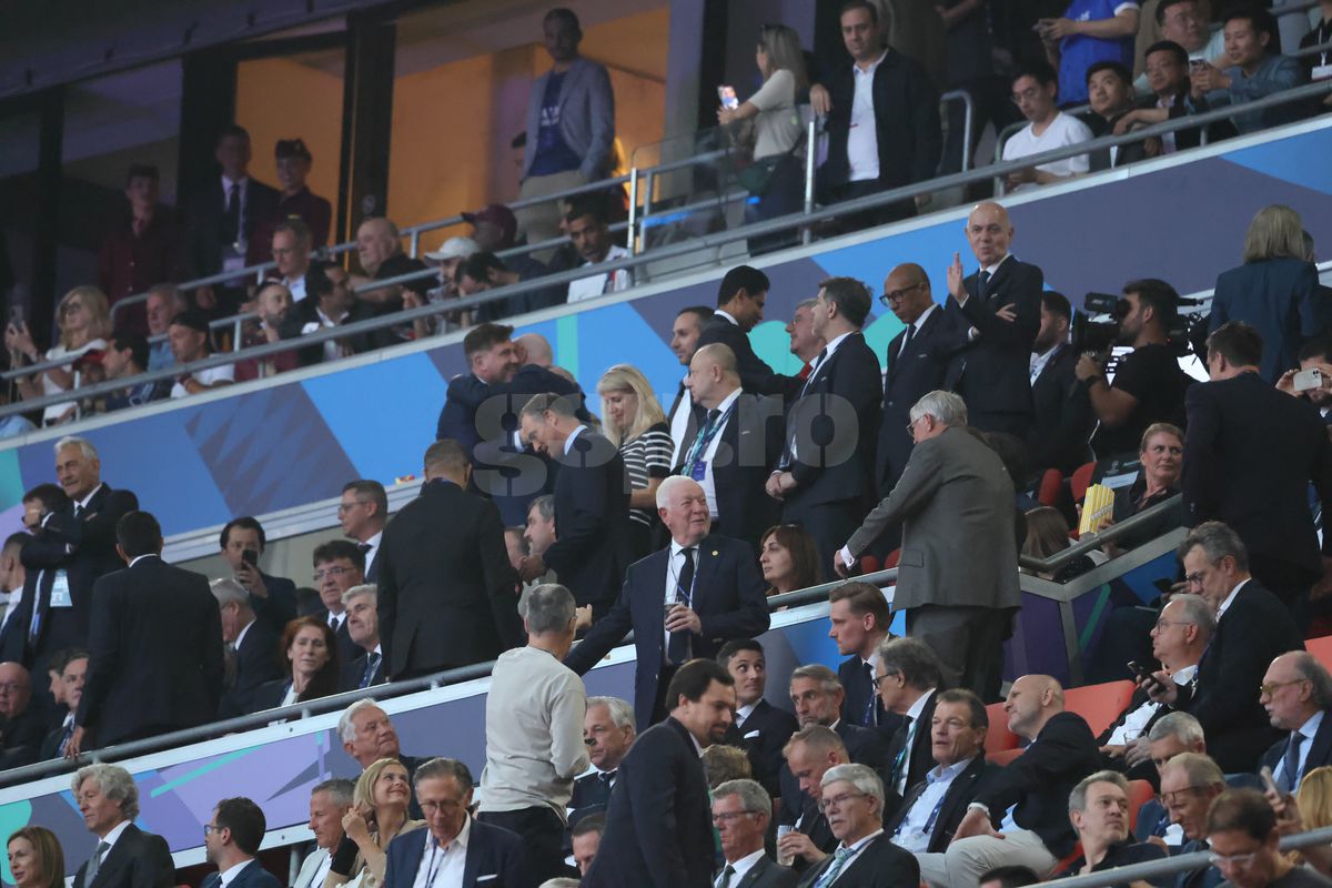 Răzvan Burleanu la finala Champions League