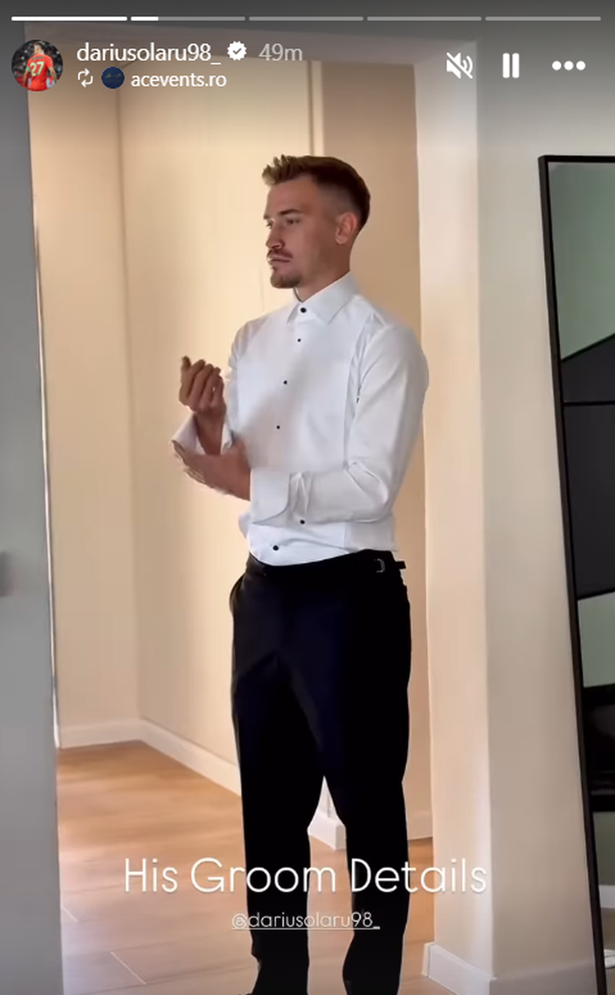 Primele imagini de la nunta anului la FCSB: cum a apărut jucătorul campioanei în cea mai importantă zi din viața lui