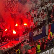 Show pirotehnic al fanilor celor de la PSG, în finala Ligii Campionilor. Foto: Andrei Crăițoiu (GSP.RO)