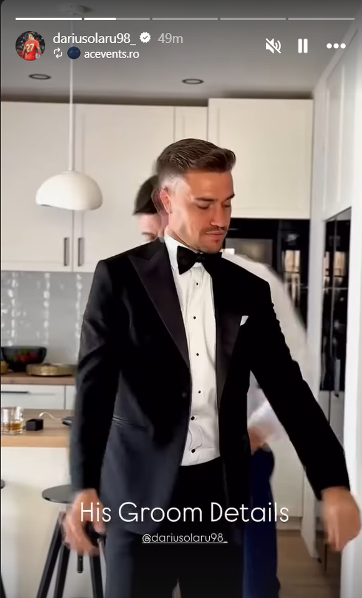 Imagini de la nunta lui Darius Olaru