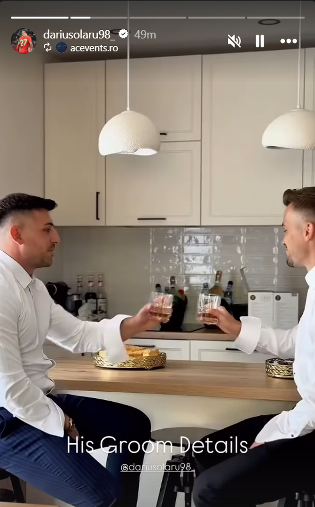 Imagini de la nunta lui Darius Olaru