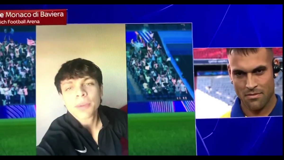 Superstarul a început să plângă pe stadion înainte de PSG - Inter » Imaginile surprinse pe Allianz Arena: „Nu îmi găsesc cuvintele”