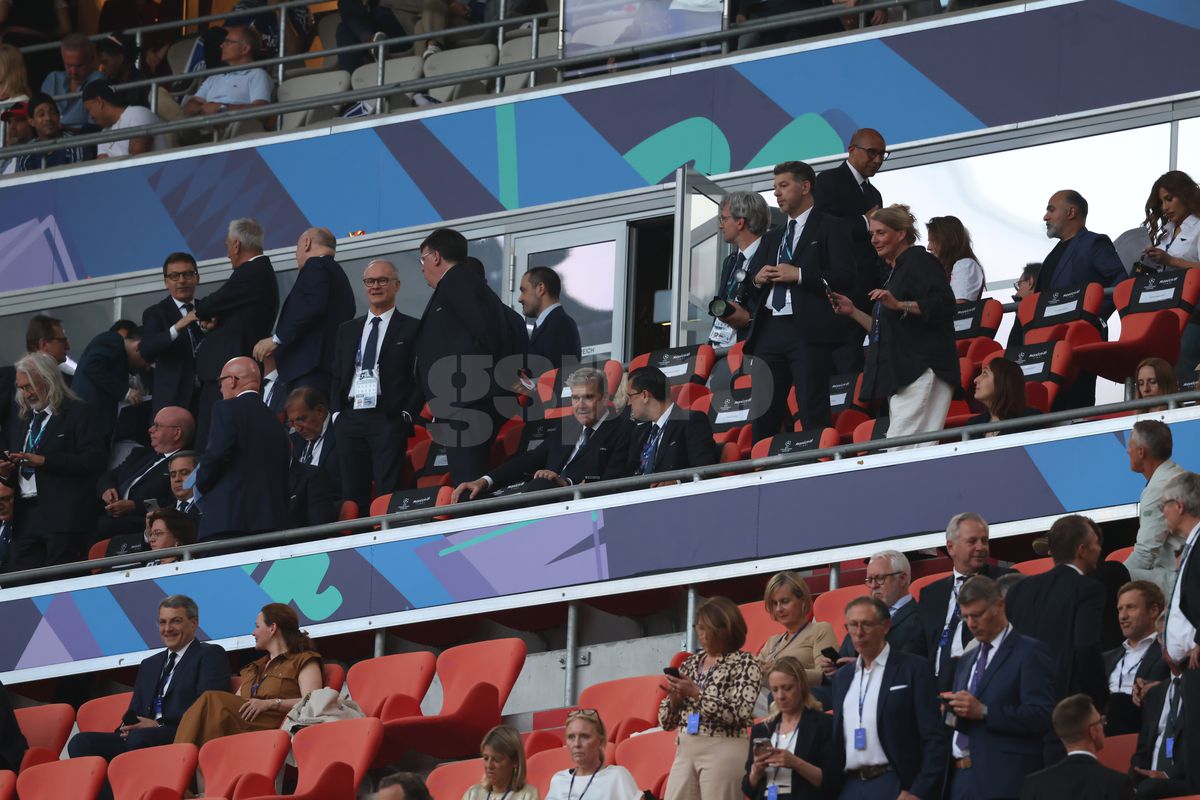 Răzvan Burleanu l-a evitat pe Ceferin la finala Ligii Campionilor » Cu cine s-a întreținut în tribunele de pe Allianz Arena