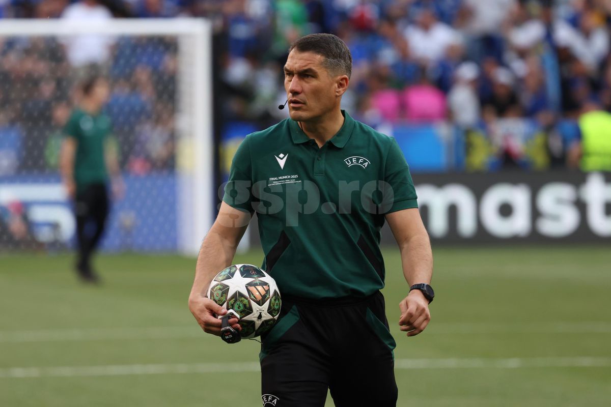 Istvan Kovacs, IMPECABIL în PSG - Inter » Cea mai discutată decizie a venit chiar în minutul 90! GSP a analizat toate fazele, fiecare cartonaș