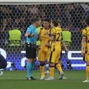 Barella și Istvan Kovacs, schimb de replici în finala UCL / FOTO: Ionuț Iordache (GSP.ro)