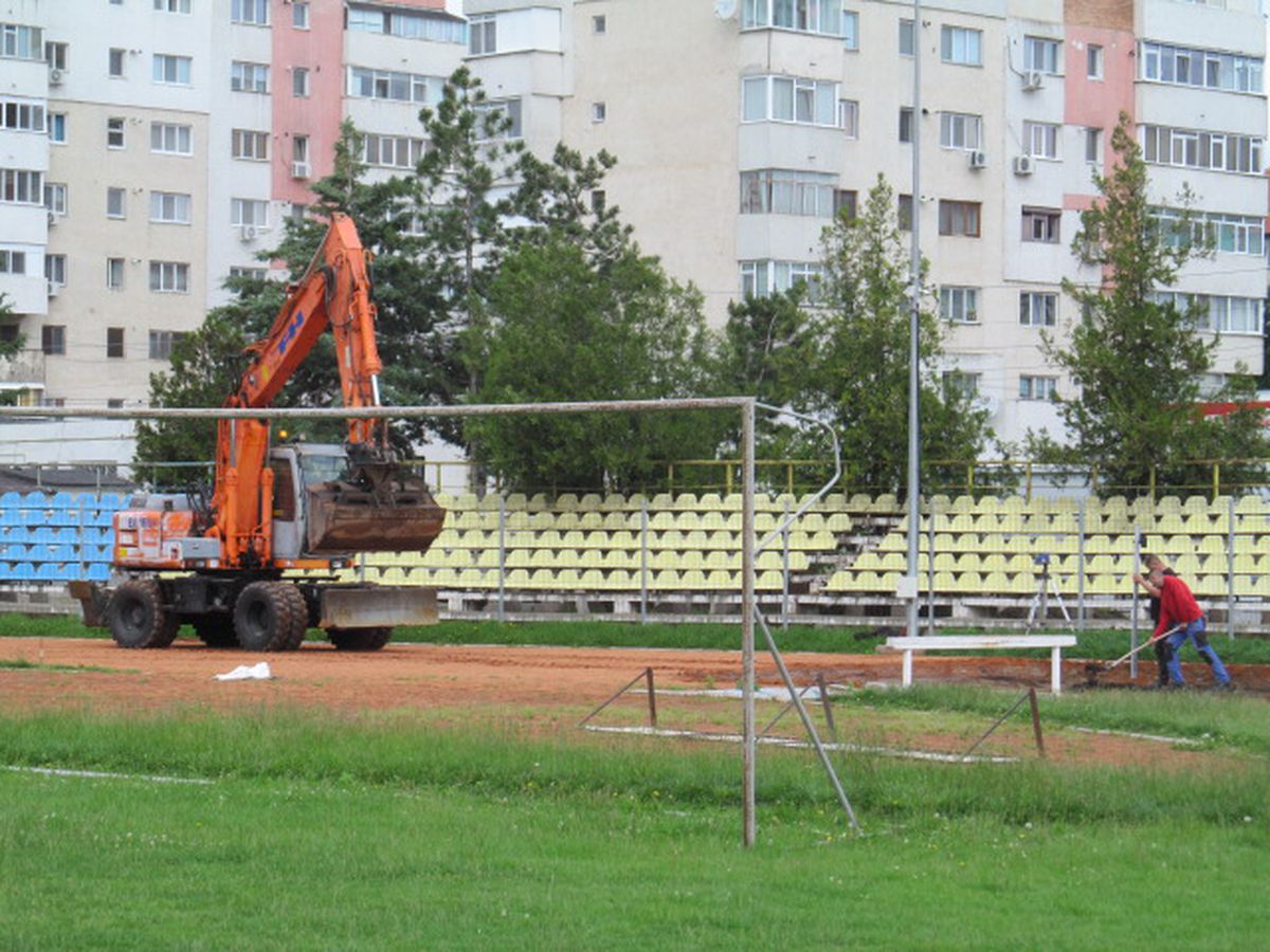 Au început lucrările de modernizare la stadionul din Slobozia