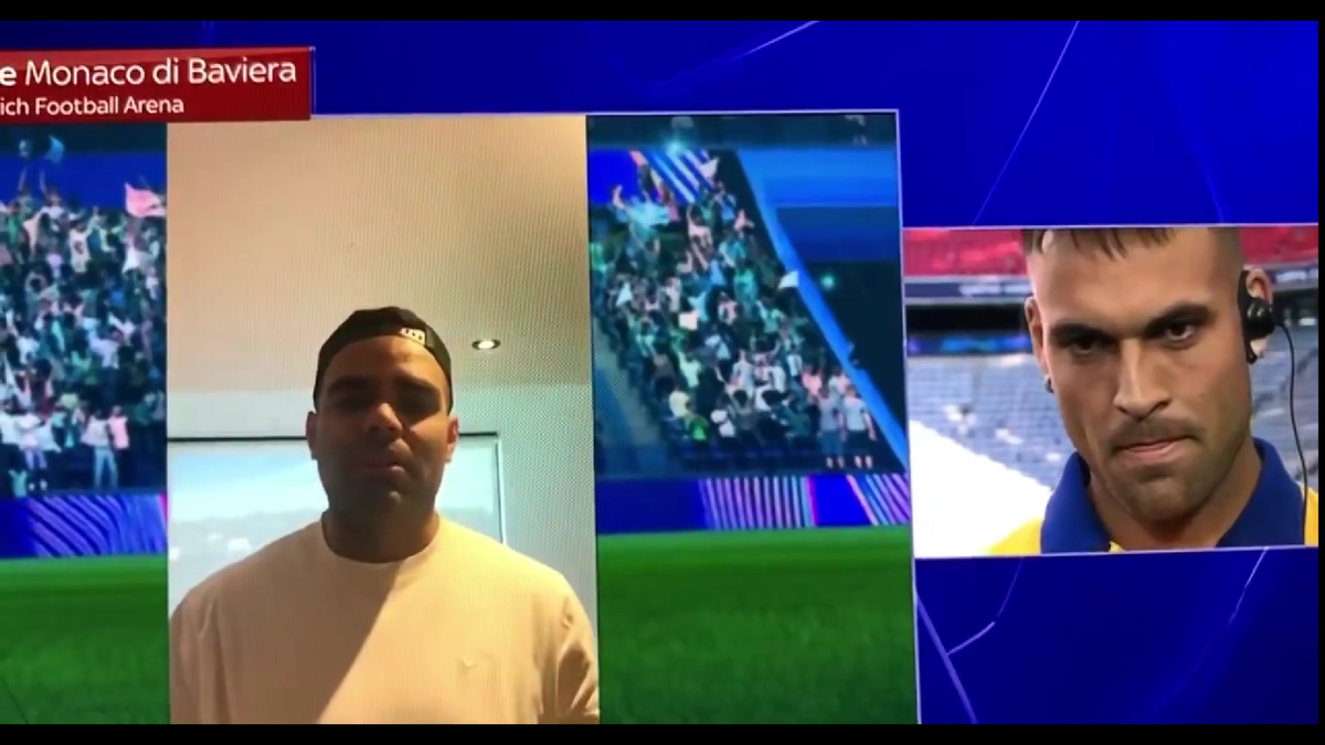 Superstarul a început să plângă pe stadion înainte de PSG - Inter » Imaginile surprinse pe Allianz Arena: „Nu îmi găsesc cuvintele”