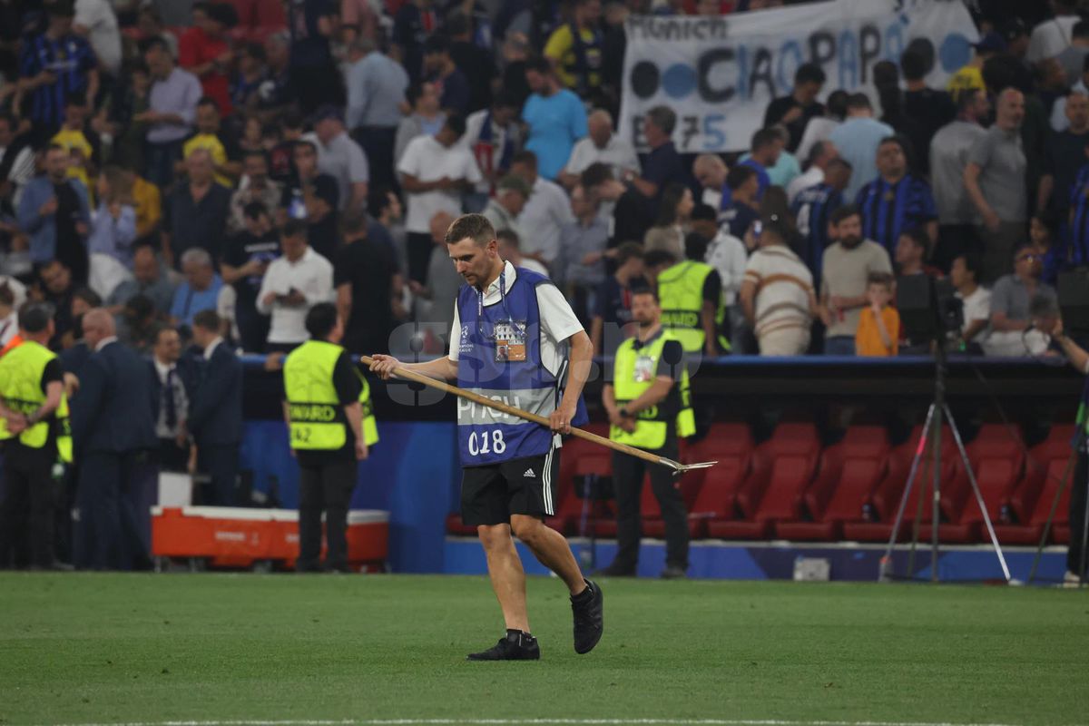 Imagini inedite la pauza finalei PSG - Inter