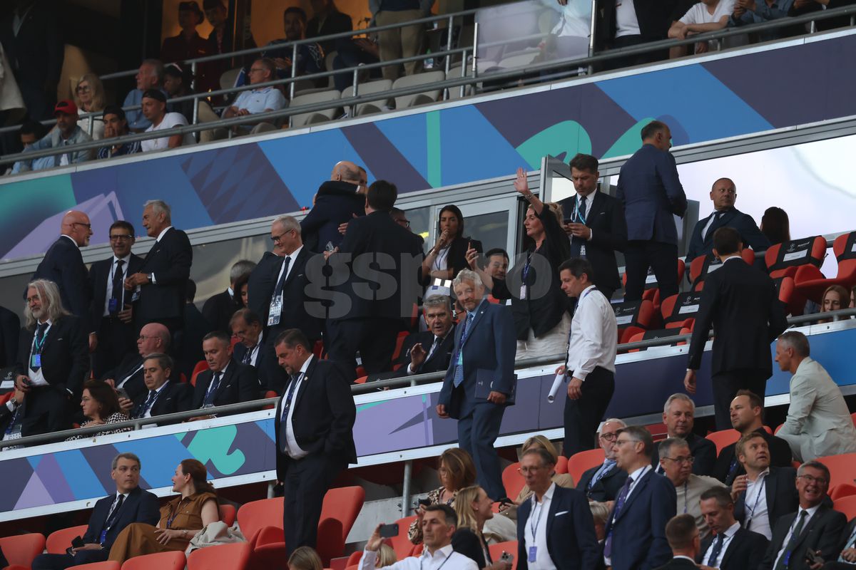 Răzvan Burleanu l-a evitat pe Ceferin la finala Ligii Campionilor » Cu cine s-a întreținut în tribunele de pe Allianz Arena