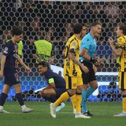 Barella și Istvan Kovacs, schimb de replici în finala UCL / FOTO: Ionuț Iordache (GSP.ro)