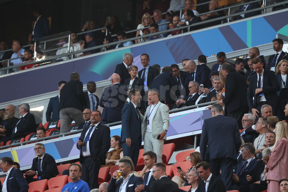 Răzvan Burleanu l-a evitat pe Ceferin la finala Ligii Campionilor » Cu cine s-a întreținut în tribunele de pe Allianz Arena