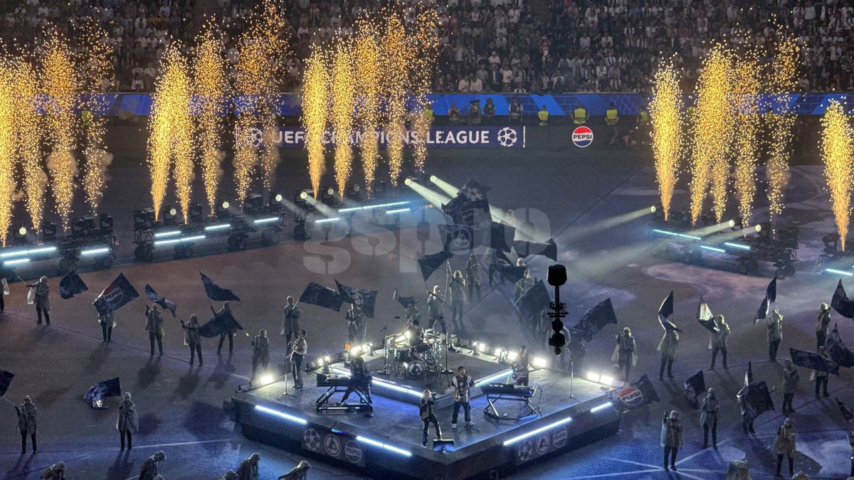 Show grandios cu flăcări și lumini speciale! Linkin Park și David Garrett au concertat în deschiderea finalei Ligii Campionilor