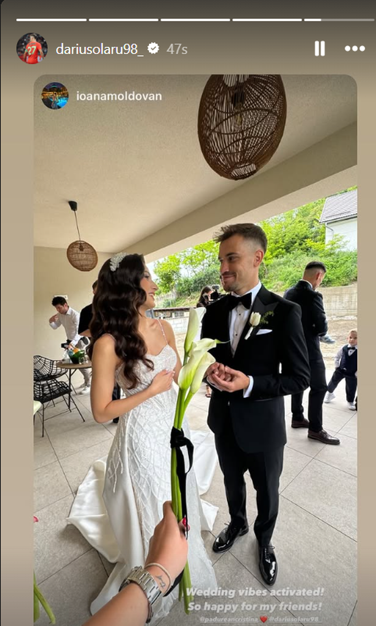 Imagini de la nunta lui Darius Olaru