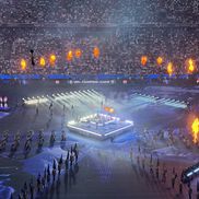 Linkin Park și David Garrett au concertat în deschiderea finalei Ligii Campionilor. Foto: Andrei Crăițoiu (GSP.RO)