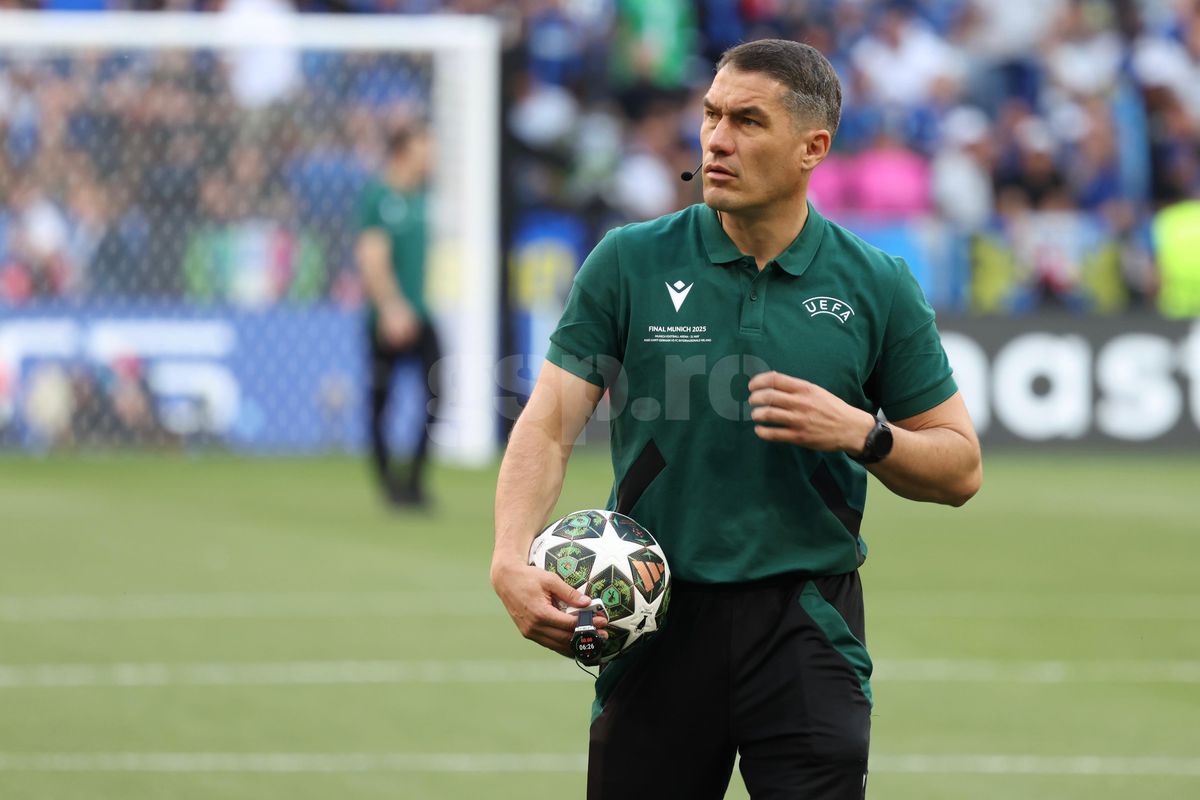 Istvan Kovacs, IMPECABIL în PSG - Inter » Cea mai discutată decizie a venit chiar în minutul 90! GSP a analizat toate fazele, fiecare cartonaș