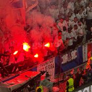 Show pirotehnic al fanilor celor de la PSG, în finala Ligii Campionilor. Foto: Andrei Crăițoiu (GSP.RO)