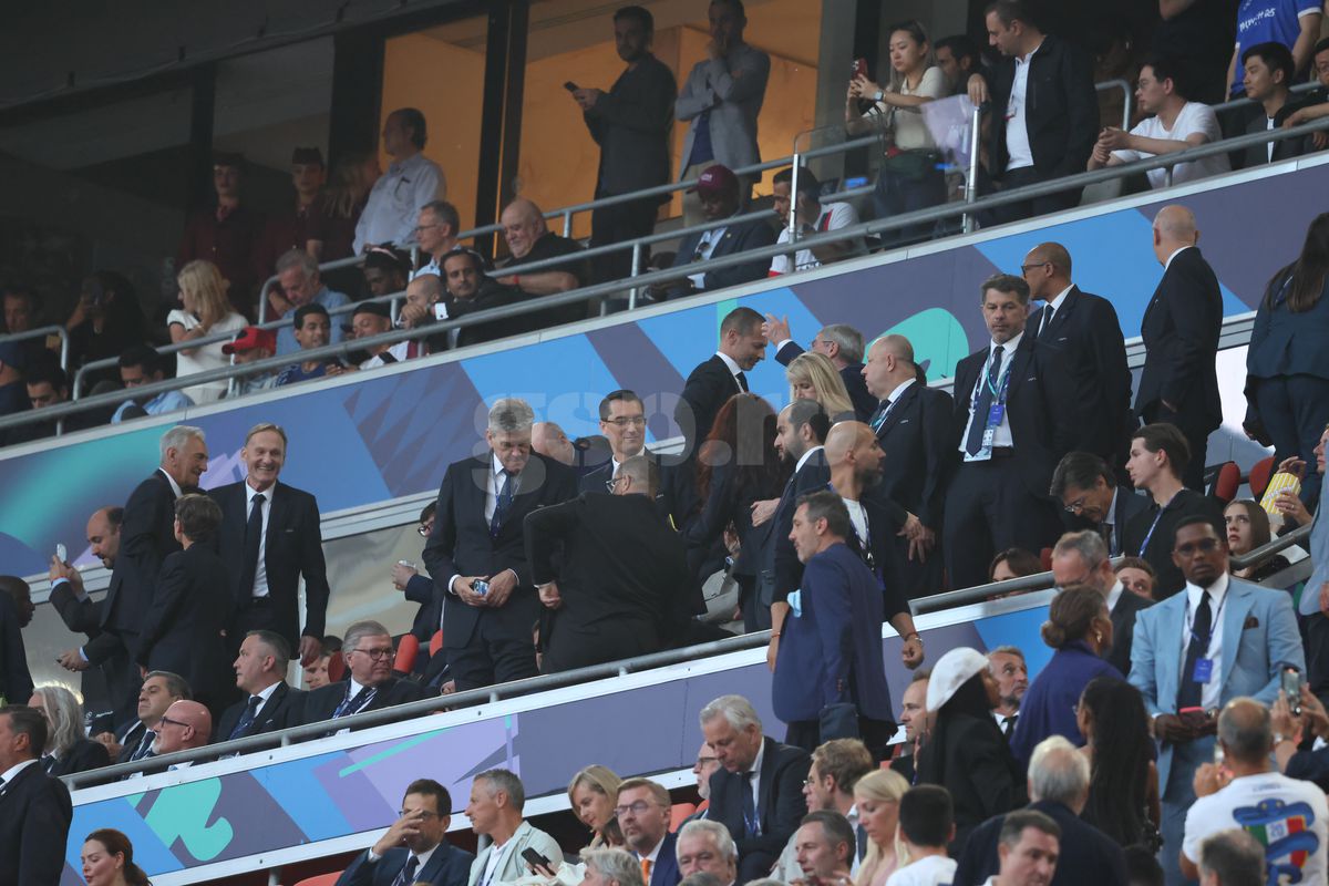 Răzvan Burleanu la finala Champions League