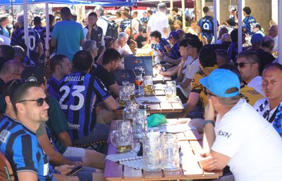 Italienii au invadat Marienplatz! 40.000 de suporteri ai lui Inter sunt la München și au pus stăpânire pe oraș