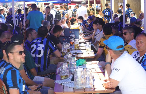 Italienii au invadat Marienplatz! 40.000 de suporteri ai lui Inter sunt la München și au pus stăpânire pe oraș
